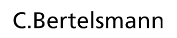 Das Bild zeigt das Logo von C. Bertelsmann in fetten, schwarzen Buchstaben auf transparentem Hintergrund.
